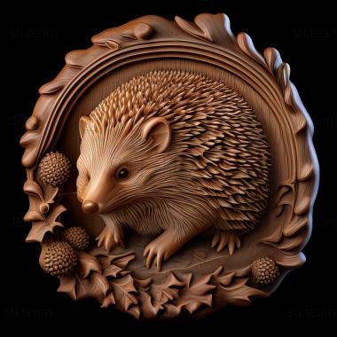 3D model hedgehog (STL)